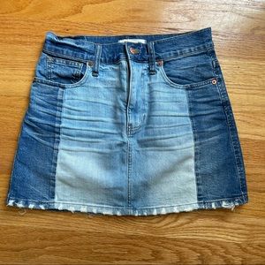 Madewell Denim Miniskirt
